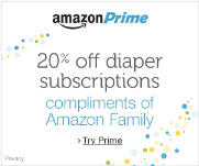 Amazon Family 20% off diaper subscriptions