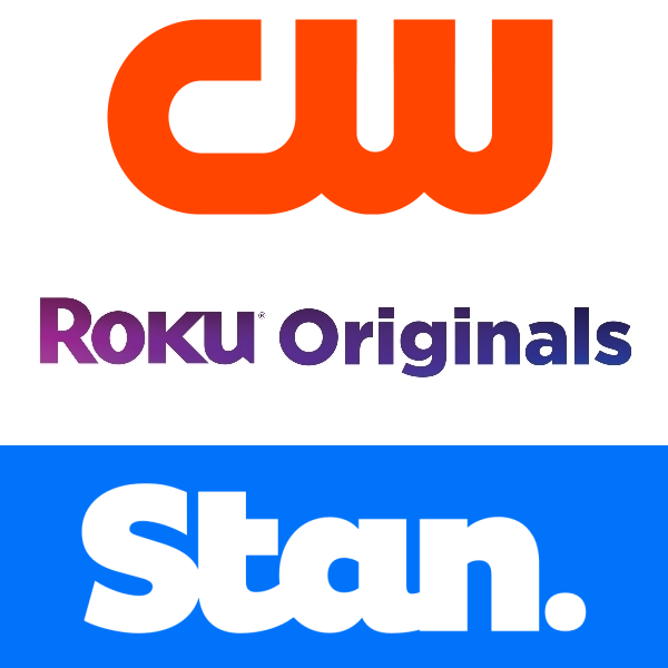 CW Roku Originals Stan logos